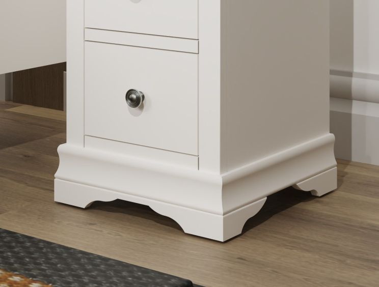 Anna White 2Drw Bedside Cabinet Only