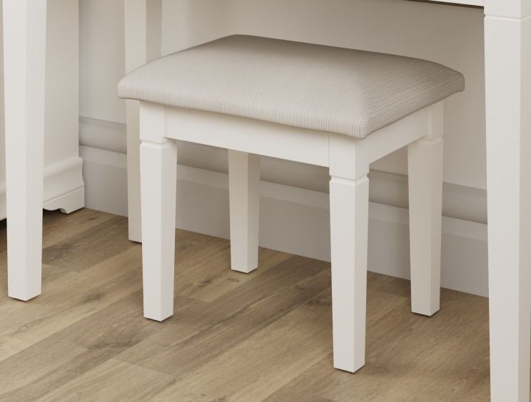 Anna White Dressing Table Stool Only