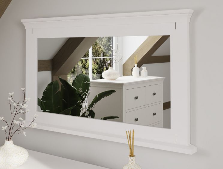 Anna White Wall Mirror Only