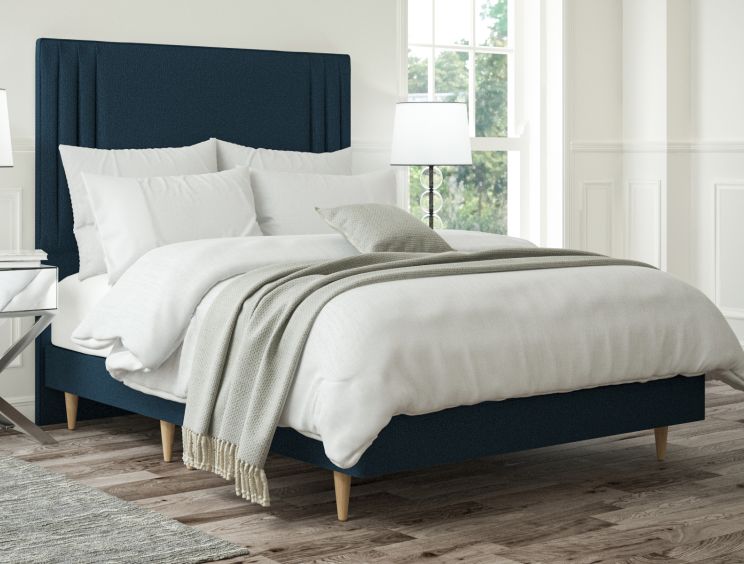 Faith Arran Cyan King Size Classic Shallow Base and Headboard