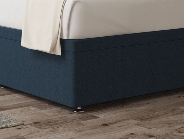 Mabel Ottoman Double Arran Cyan Headboard & Base