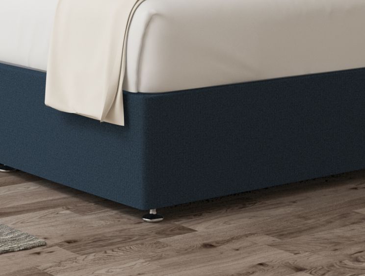 Esme Classic Non Storage Arran Cyan Super King Size Base and Headboard