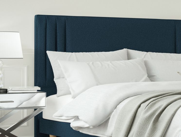 Faith Arran Cyan Double Classic Shallow Base and Headboard
