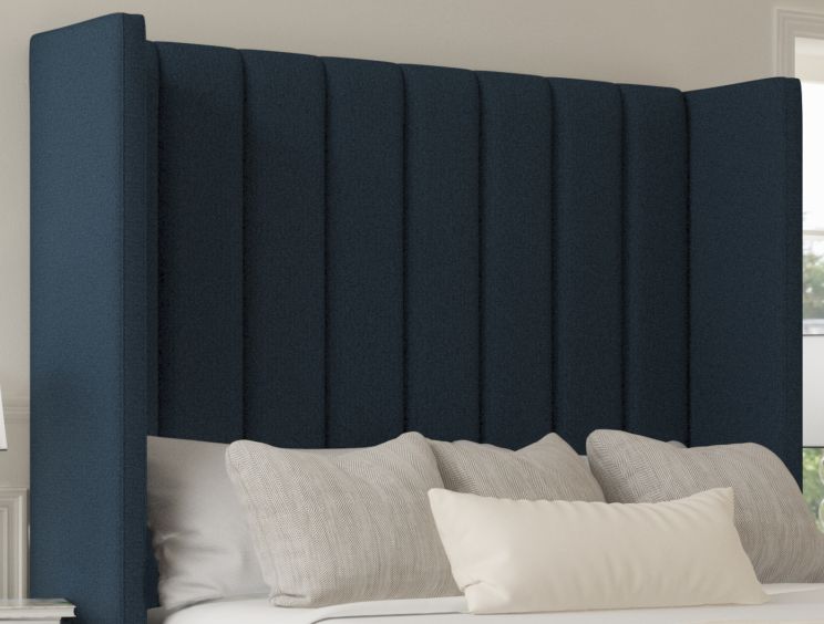 Lola Classic Non Storage Arran Cyan Super King Size Base and Headboard