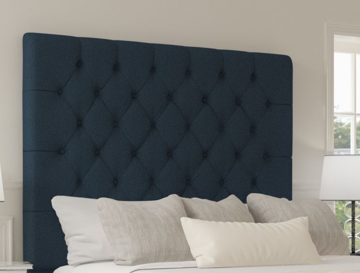 Sephora Arran Cyan Upholstered Floor Standing King Size Headboard