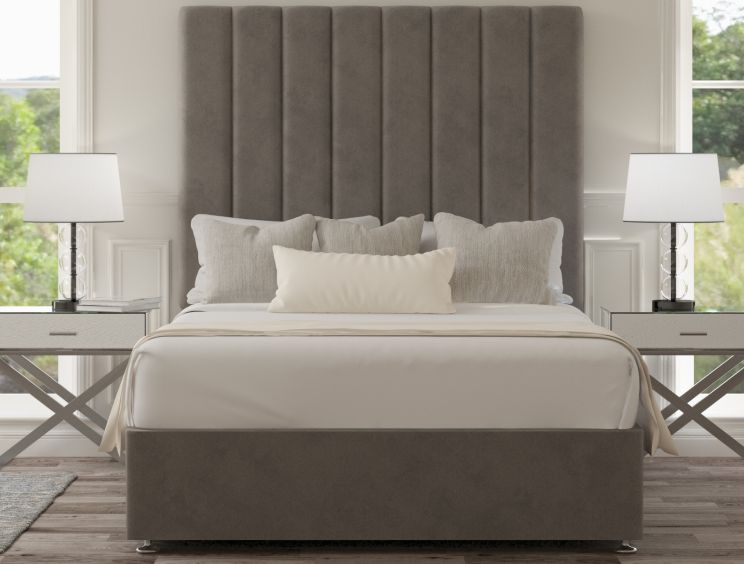 Esme Classic Non Storage Arran Natural Super King Size Base and Headboard