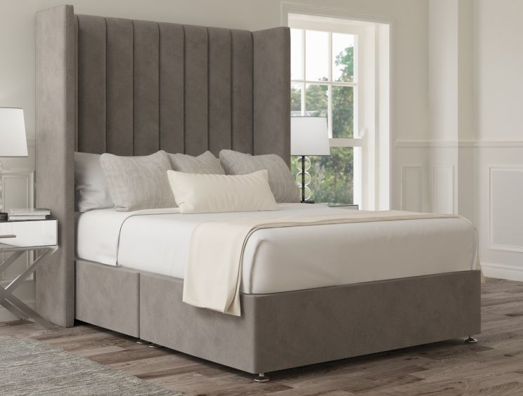 Lola Classic Non Storage Arran Natural King Size Base and Headboard