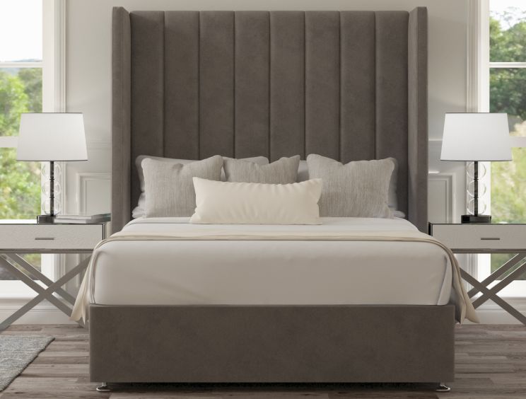 Lola Classic Non Storage Arran Natural Super King Size Base and Headboard