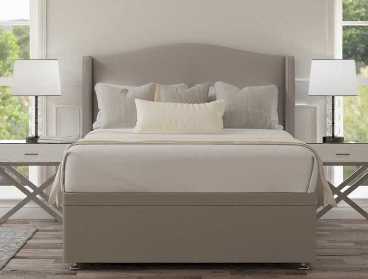 Mabel Ottoman King Size Arran Natural Headboard & Base