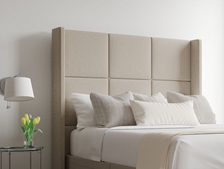 Jane Arran Natural Upholstered Floor Standing Super King Size Headboard Only