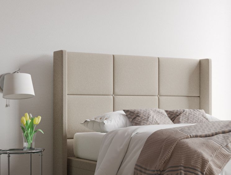 Jane Ottoman Super King Size Arran Natural Headboard & Base Only