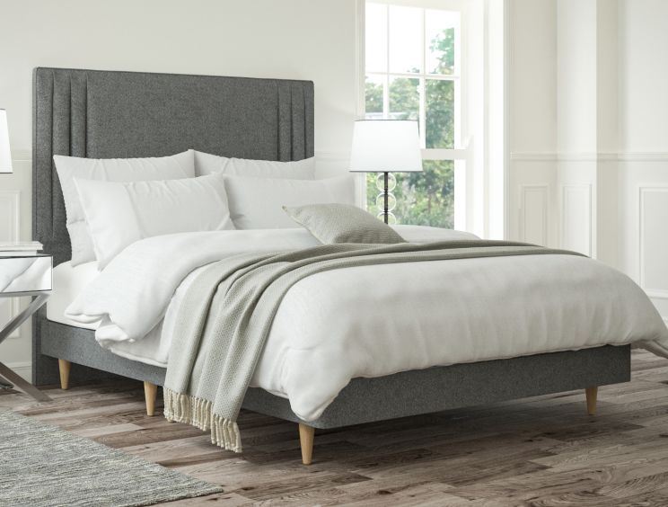 Faith Arran Pebble King Size Classic Shallow Base and Headboard