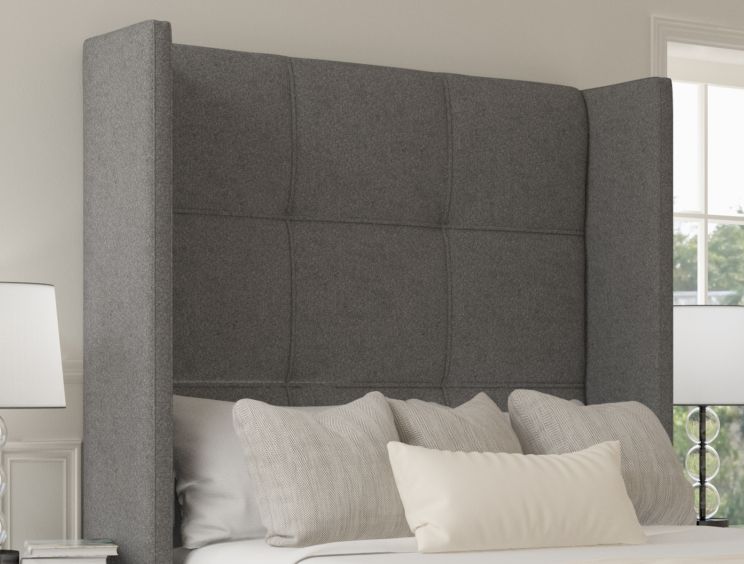 Oaklyn Classic Non Storage Arran Pebble Super King Size Base and Headboard