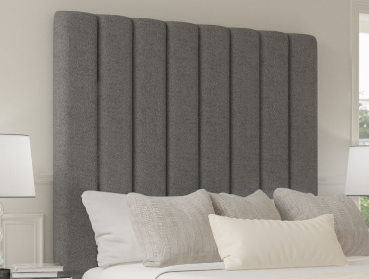 Esme Classic Non Storage Arran Pebble King Size Base and Headboard