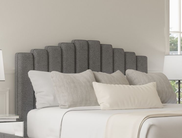 Quinn Arran Pebble Upholstered Floor Standing King Size Headboard