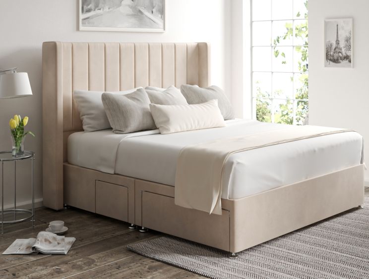 Aurelia Classic 4Drw Continental Double Opulence Stone Headboard & Base