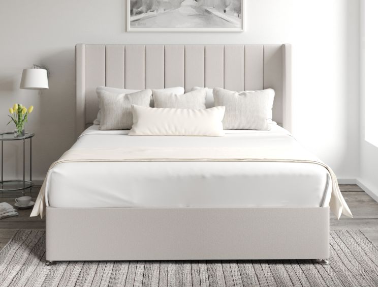 Aurelia Classic 4Drw Continental Super King Size Arran Natural Headboard & Base