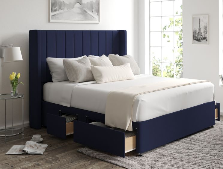 Aurelia Classic 4Drw Continental Super King Size Hugo Royal Headboard & Base