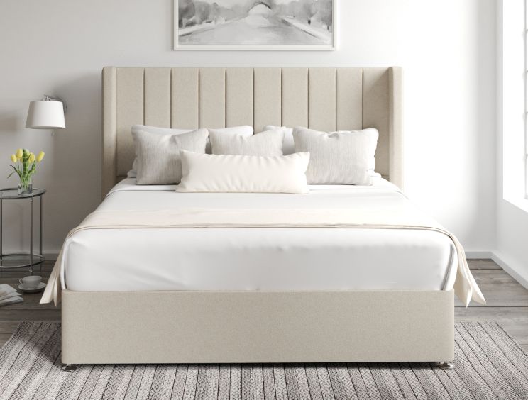 Aurelia Classic 4Drw Continental Super King Size Trebla Stone Headboard & Base