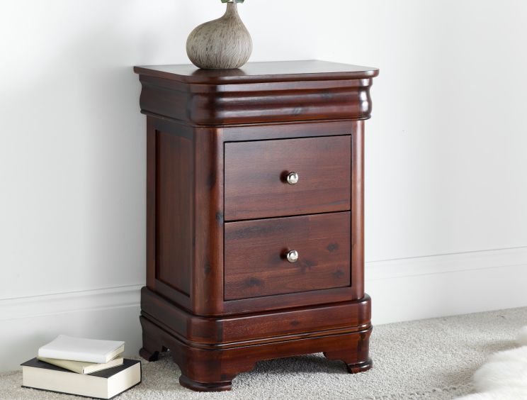 Toulouse 2Drw Mahogany Bedside Only