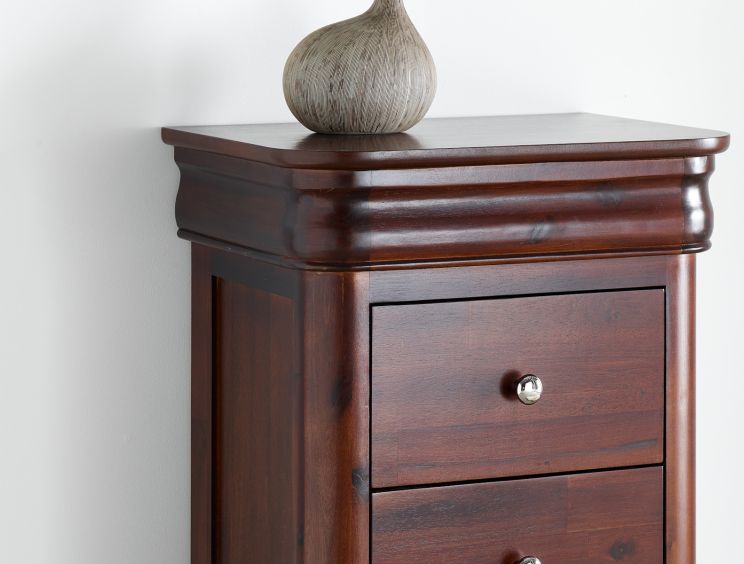 Toulouse 2Drw Mahogany Bedside Only