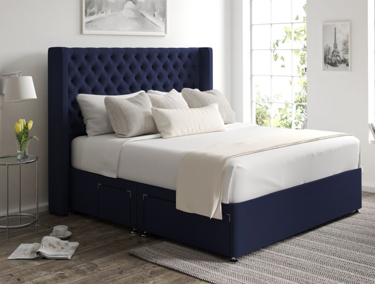 Bella Classic 4Drw Continental Double Hugo Royal Headboard & Base