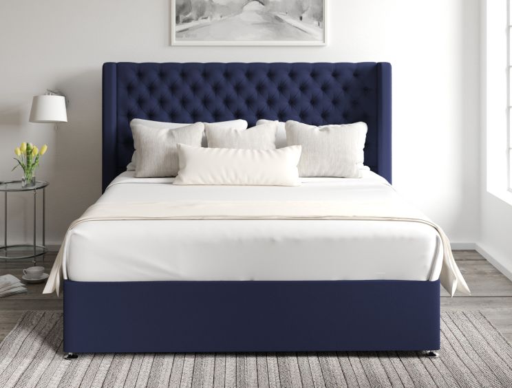 Bella Classic 4Drw Continental King Size Hugo Royal Headboard & Base