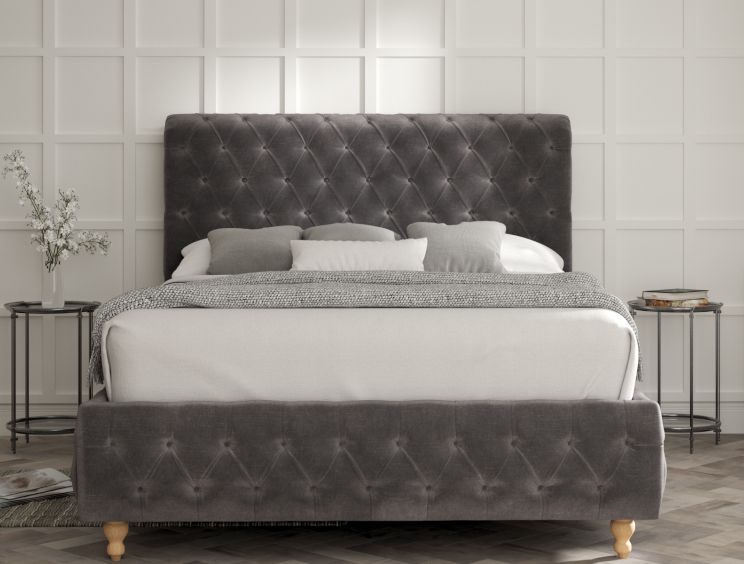 Billy Upholstered Bed Frame - King Size Bed Frame Only - Savannah Armour