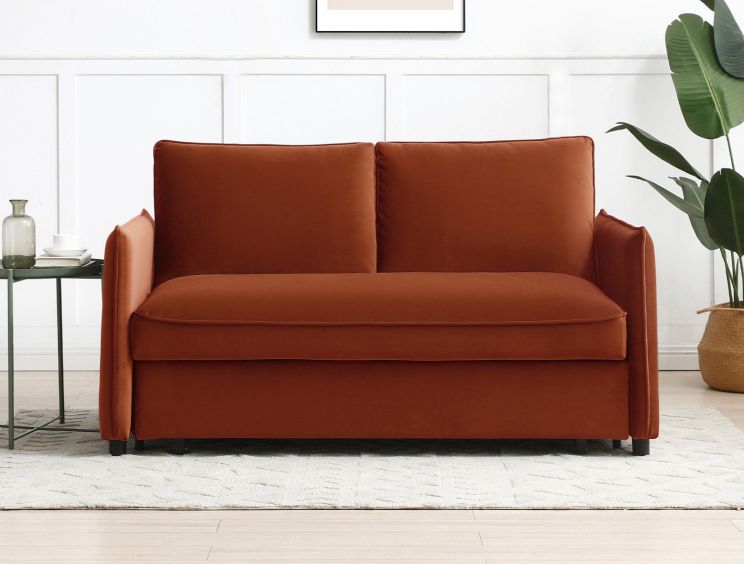 Cheap shop orange sofa