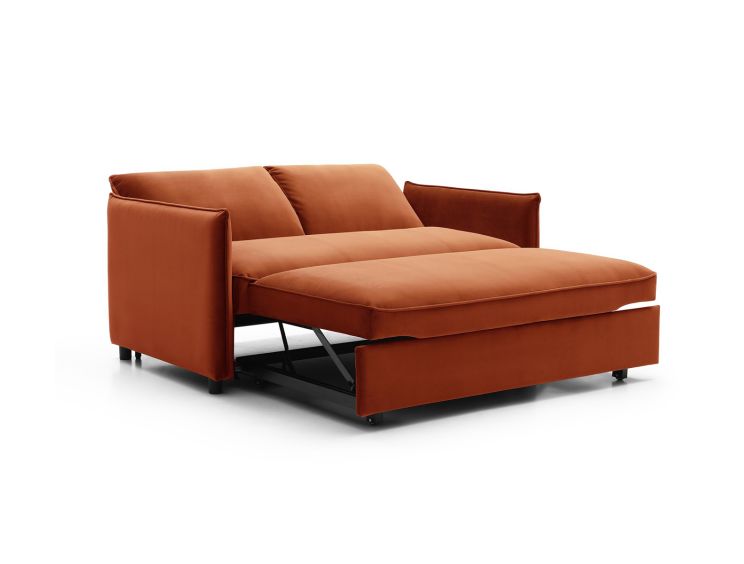 Burnt orange shop settee