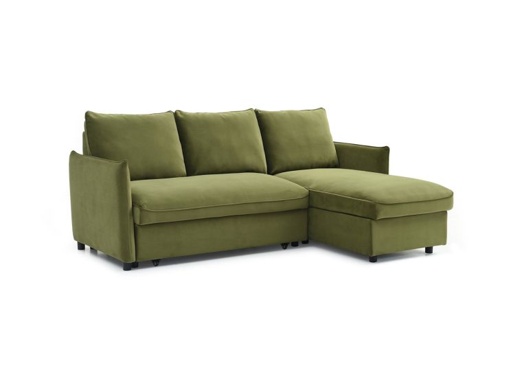 Coniston Olive Green Corner Sofa Bed