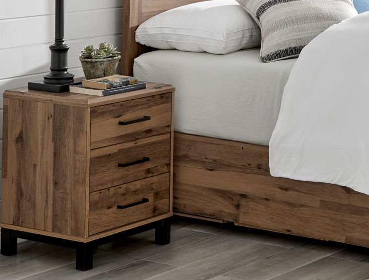 Brookes Bedside - 3 Drawer Bedside Only