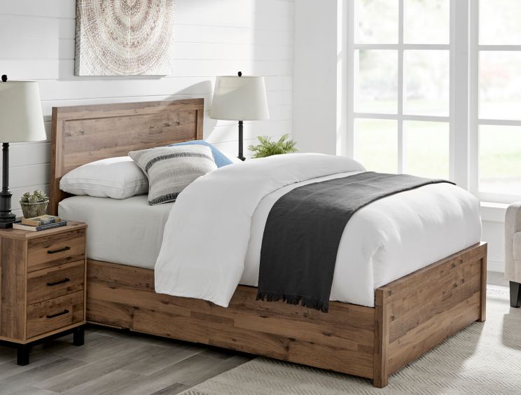 Brookes Wooden Ottoman Storage Bed - King Size Ottoman Only