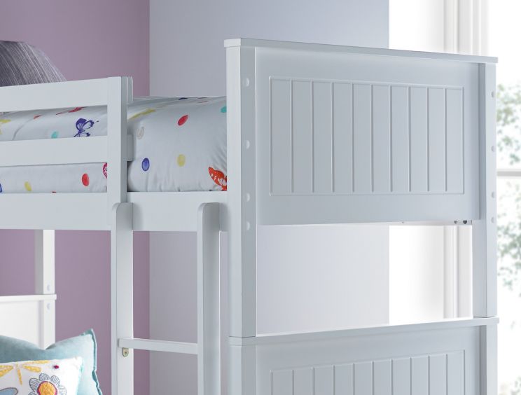 New England White Bunk Bed