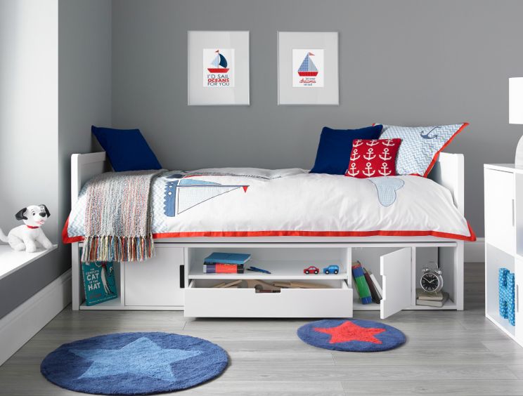 Vancouver Cabin Bed Frame Only - Blue