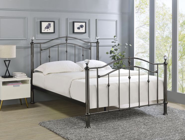 Majesty Black King Size Bed Frame