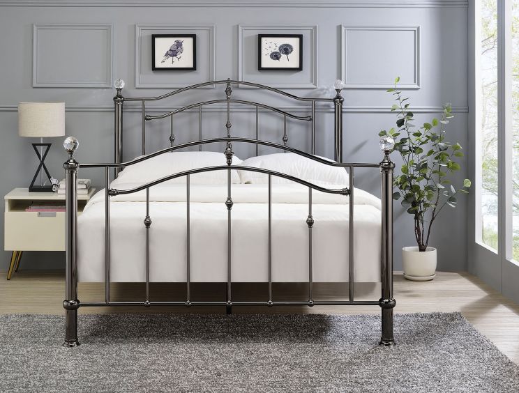 Majesty Black King Size Bed Frame