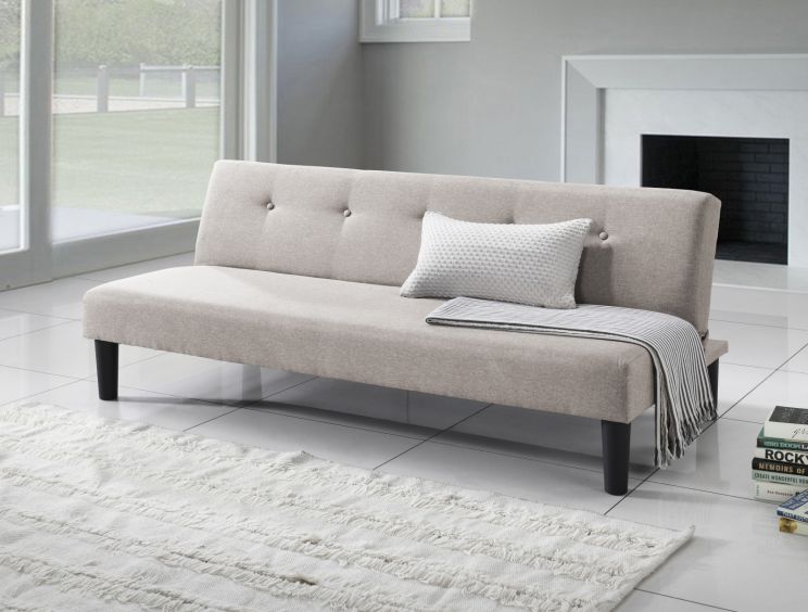 Essentials Oat Upholstered Sofa Bed