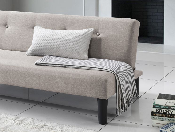 Essentials Oat Upholstered Sofa Bed