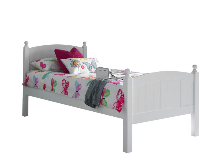 Charleston Solo White Bed Frame time4sleep
