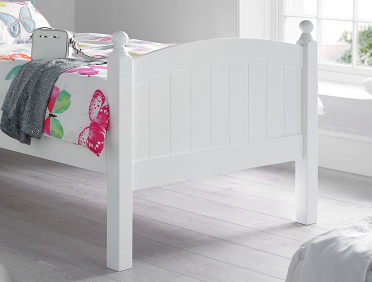 Charleston Solo White Bed With Liv & Lou Guest UnderBed Frame