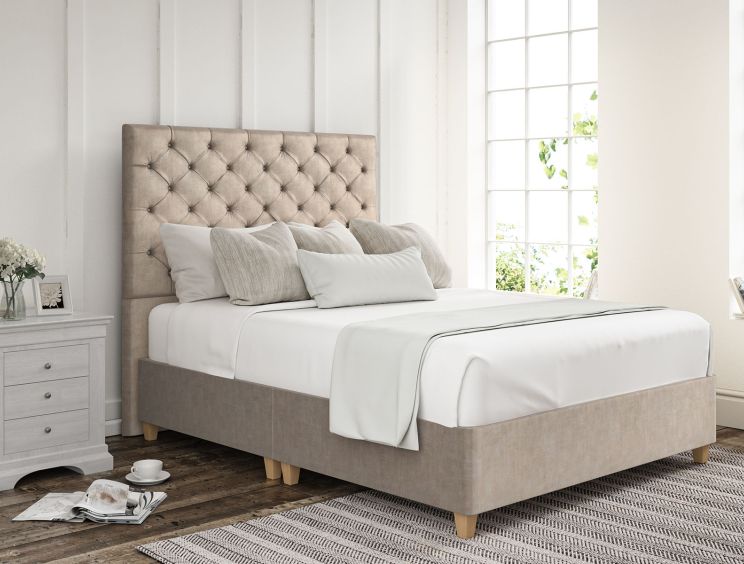 Beige store upholstered headboard