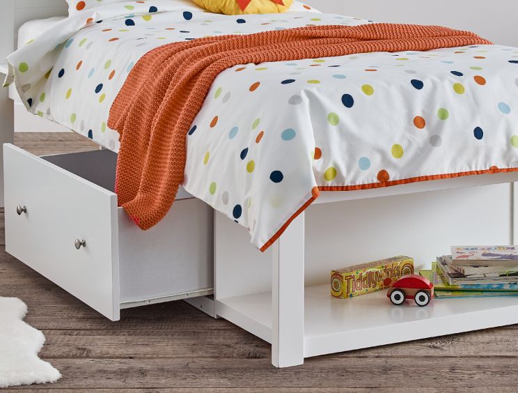 Twin bed frame with sales storage near me