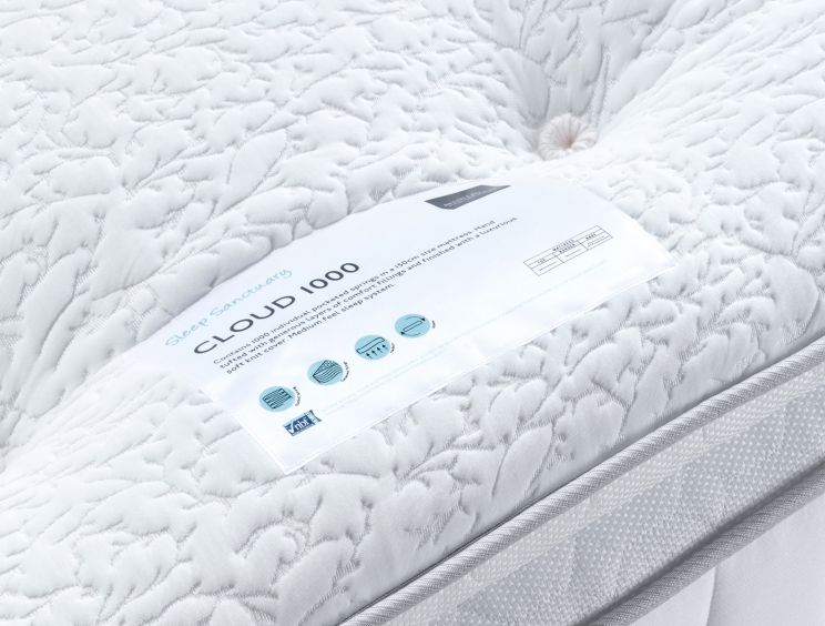 Cloud 1000 Pillow Top Super King Size Mattress