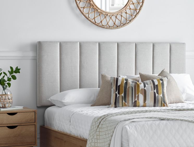 Molle Upholstered Off White Headboard - Double