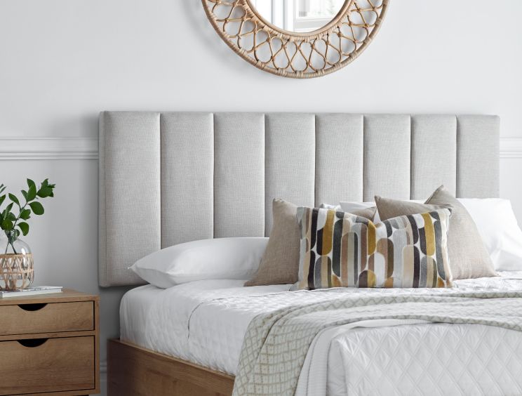 Molle Upholstered Off White Headboard - Double