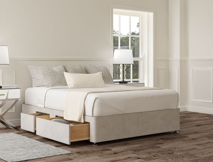 Upholstered storage platform bed with side drawers new arrivals