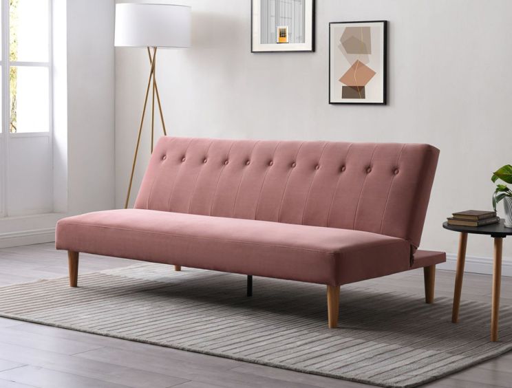 Cotswold Dusky Pink Sofa Bed time4sleep