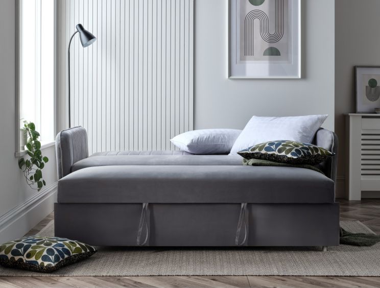Derwent Grey Upholstered Sofa Bed