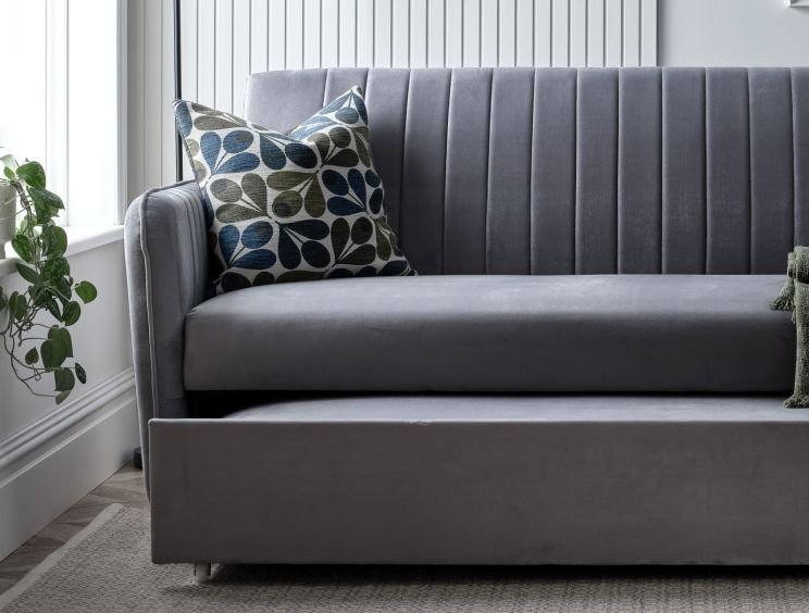Derwent Grey Upholstered Sofa Bed